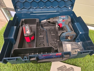 Schroefboormachine Bosch Professional, GSR 18V-55, blauw